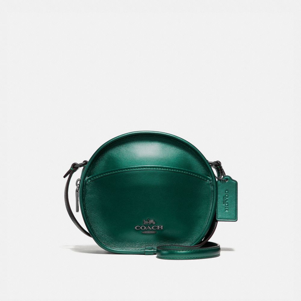 COACH CANTEEN CROSSBODY - METALLIC GREEN/BLACK ANTIQUE NICKEL - F29794