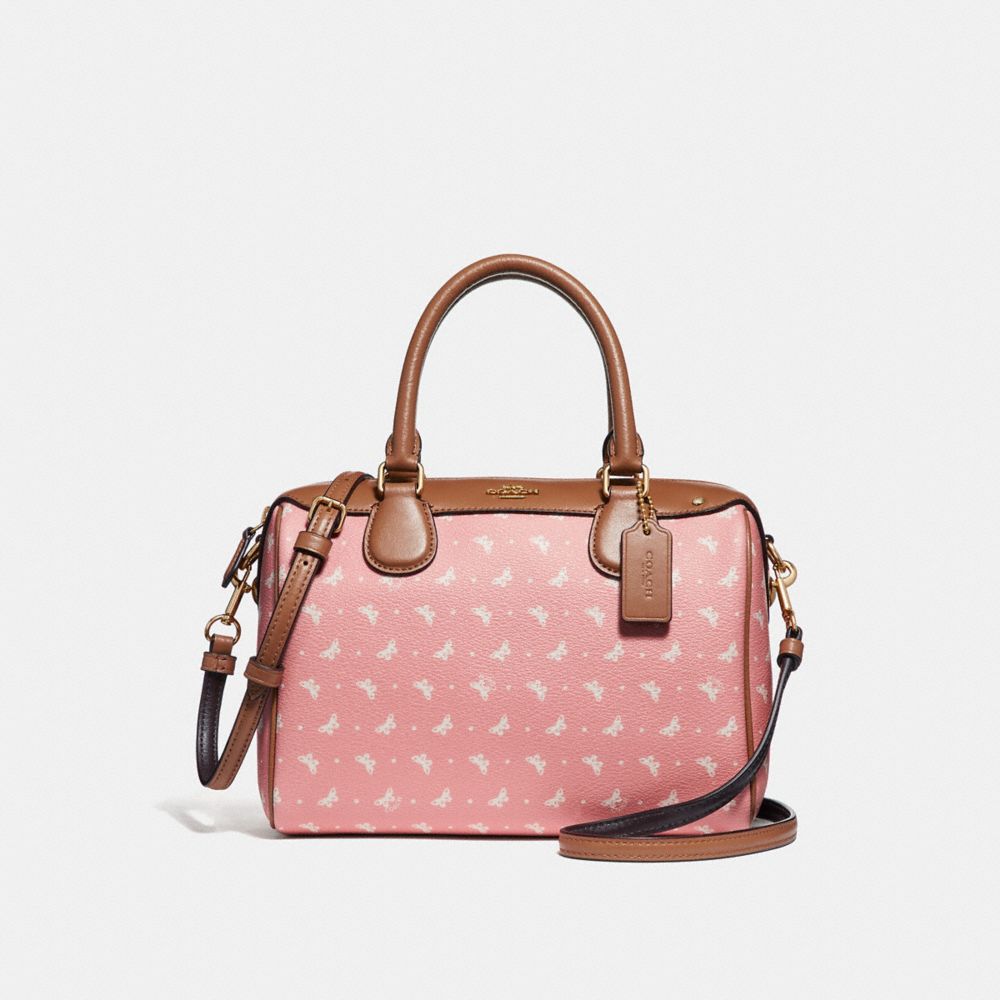 COACH®  Trigger Snap Bag Charm With Lovely Butterfly Print