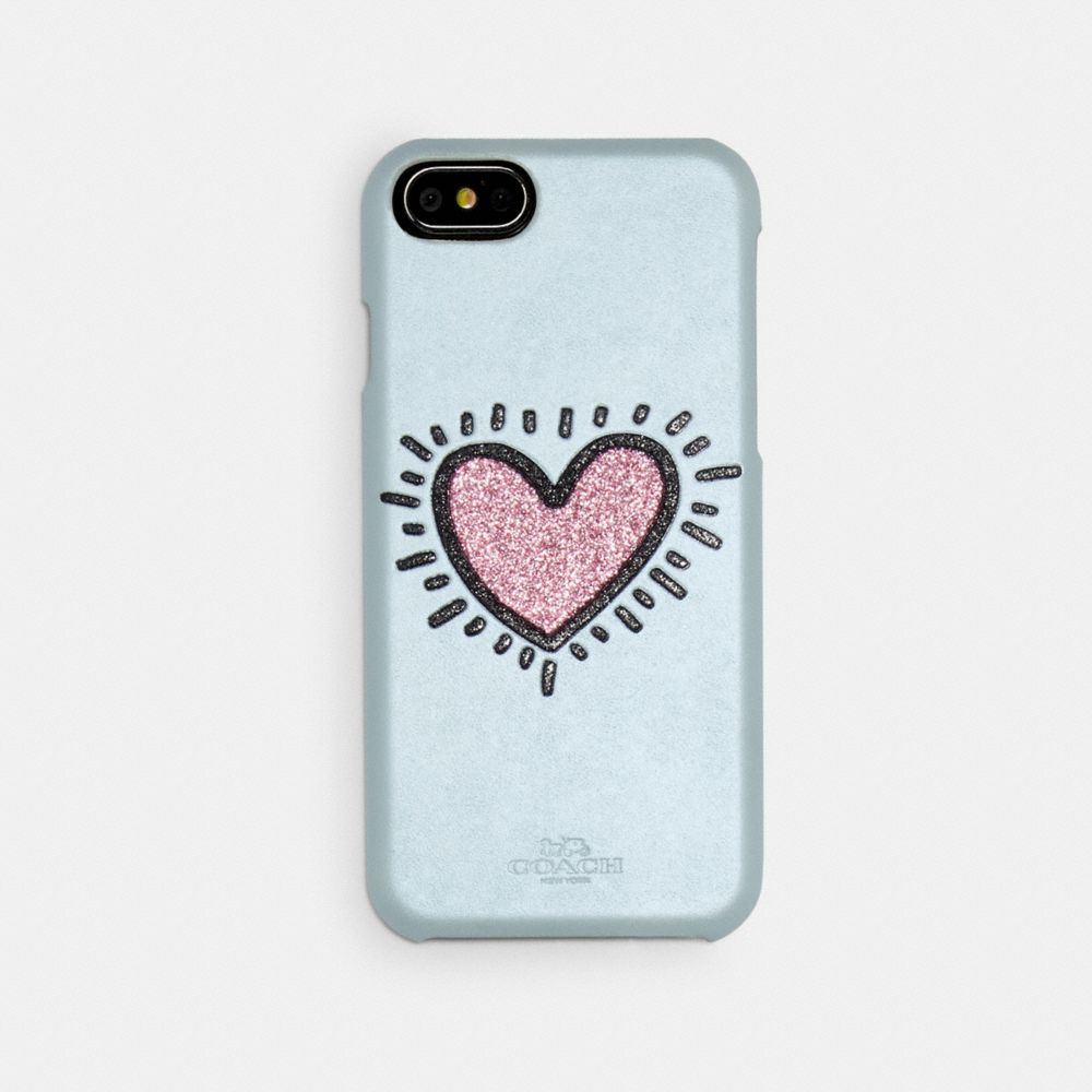 COACH X KEITH HARING IPHONE 6S/7/8 CASE - ICE BLUE - COACH F29844
