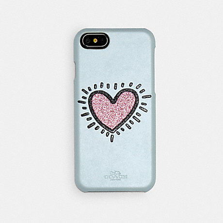 COACH COACH X KEITH HARING IPHONE 6S/7/8 CASE - ICE BLUE - F29844