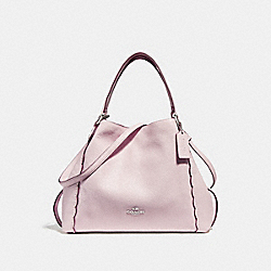 COACH F29847 Edie Shoulder Bag 28 With Scalloped Detail ICE PINK/SILVER