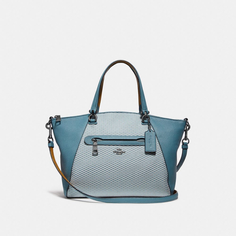 PRAIRIE SATCHEL WITH LEGACY PRINT - F29848 - DK/CHAMBRAY