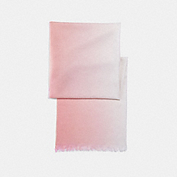 SIGNATURE OMBRE WRAP - LIGHT PINK/PINK - COACH F29925