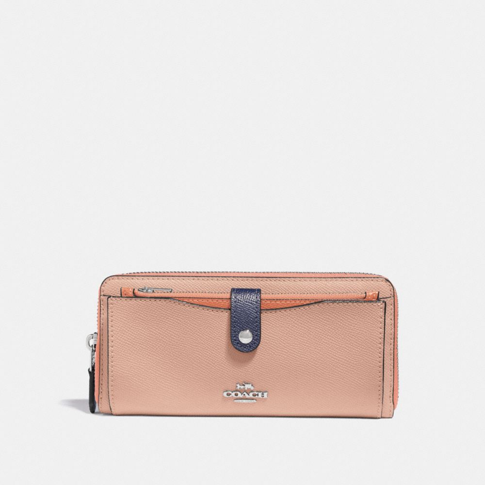 COACH MULTIFUNCTION WALLET IN COLORBLOCK - SUNRISE MULTI/light gold - f29940