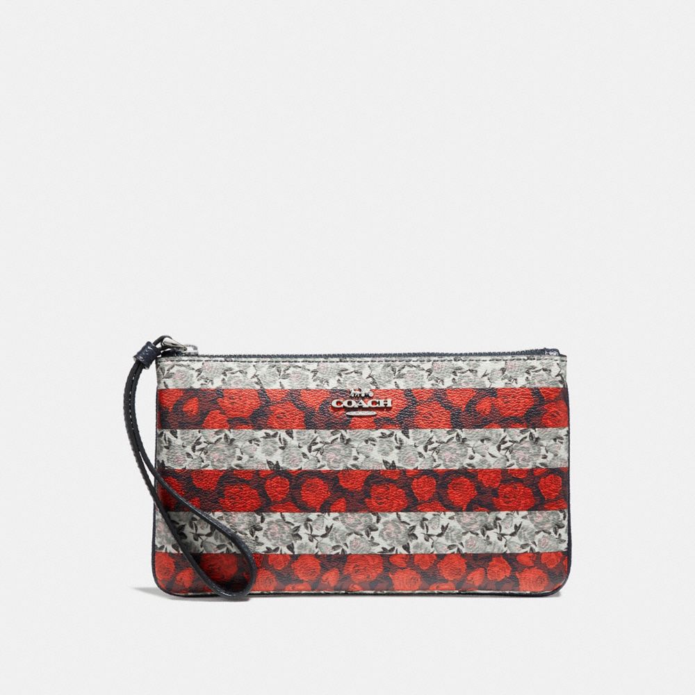 LARGE WRISTLET WITH ROSE QUEEN PRINT - MULTI/SILVER - COACH F30255