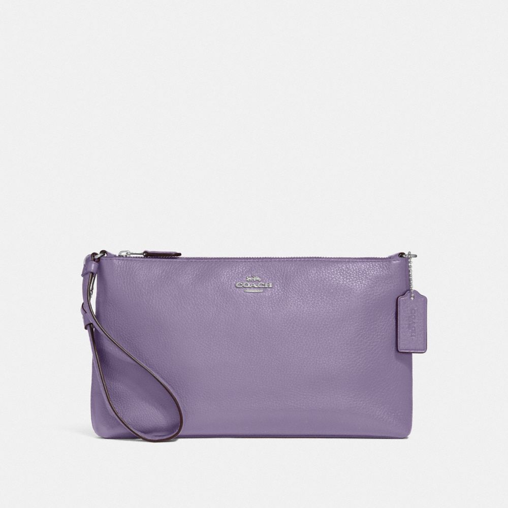 COACH LARGE WRISTLET 25 - LILAC/SILVER - F30257