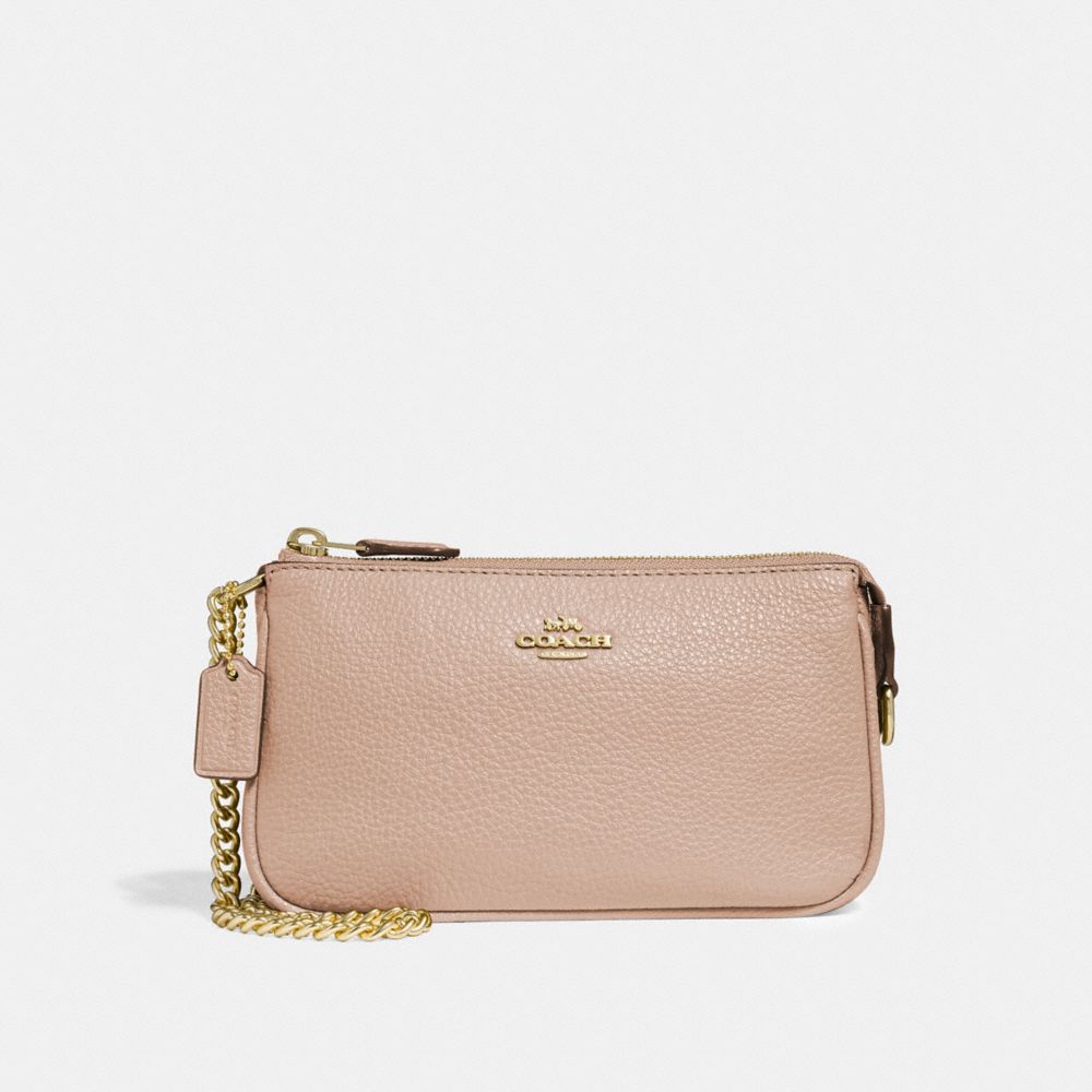 COACH F30258 LARGE WRISTLET 19 NUDE-PINK/IMITATION-GOLD