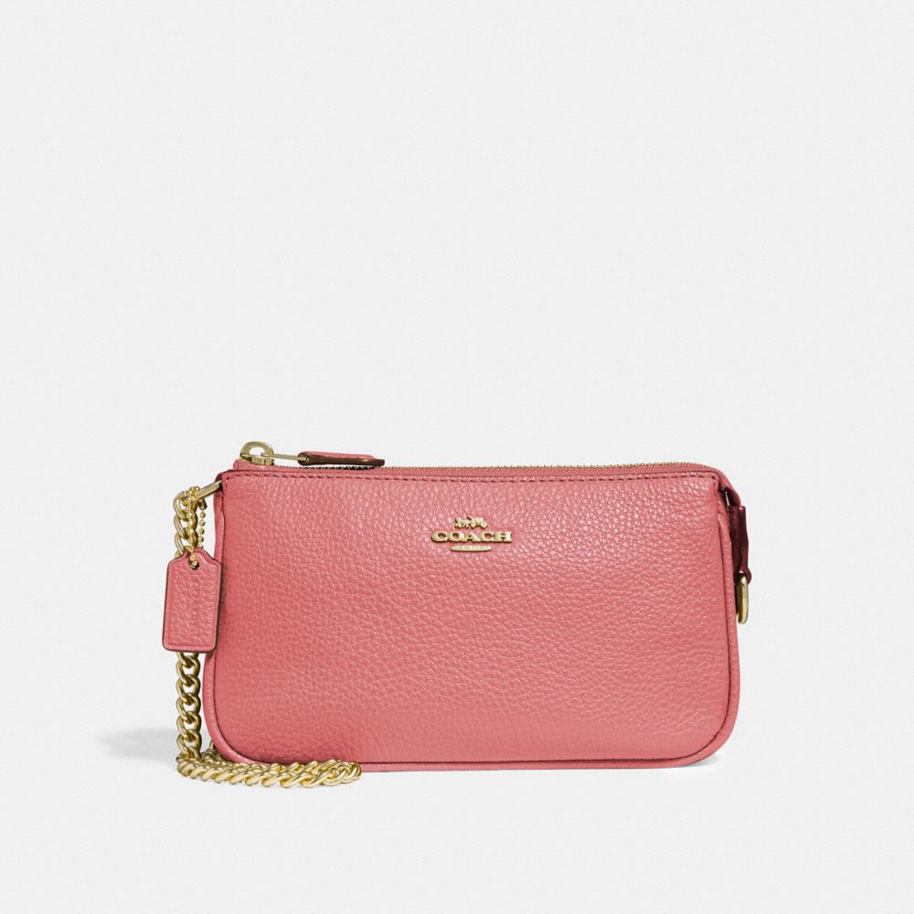 LARGE WRISTLET 19 - F30258 - ROSE PETAL/IMITATION GOLD