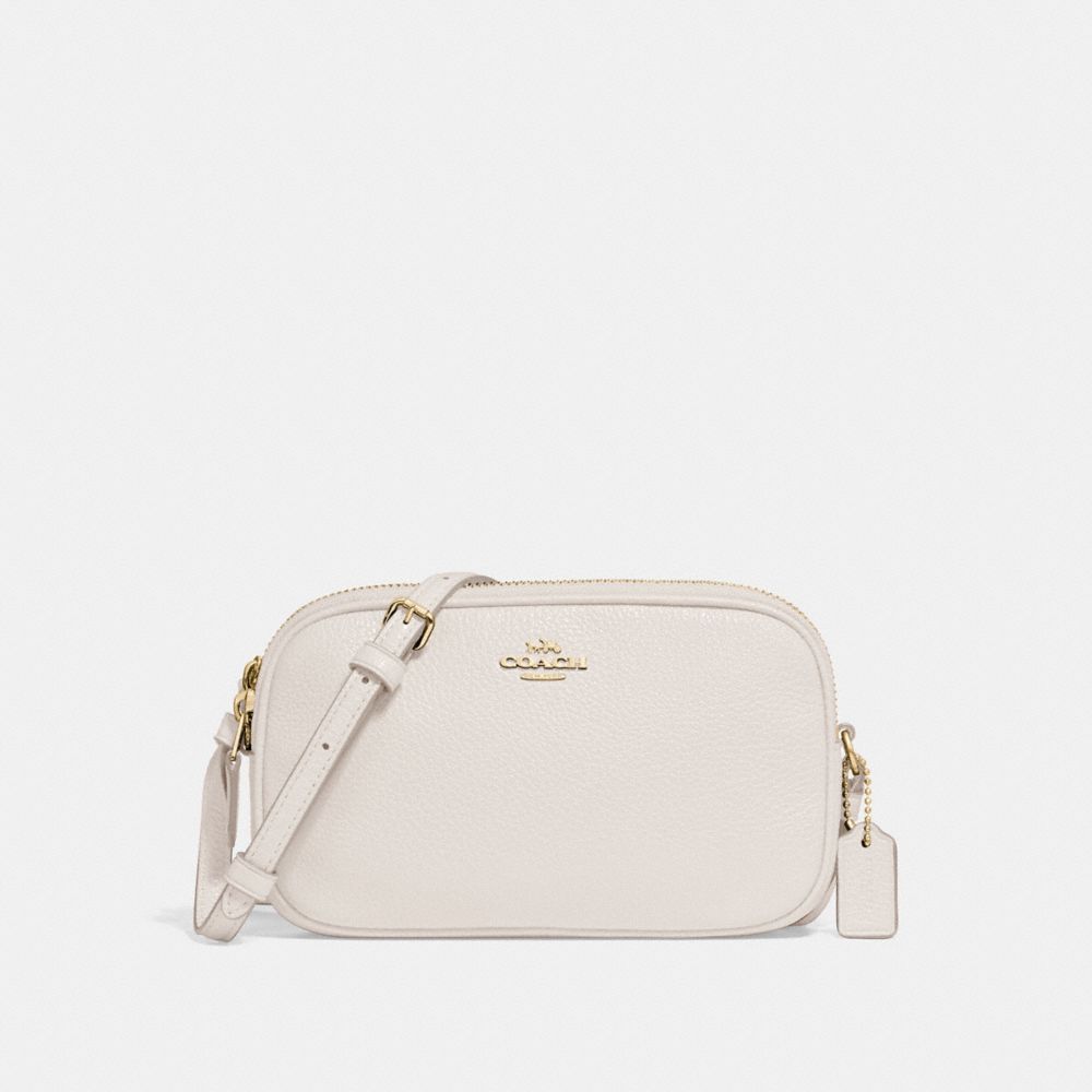 COACH CROSSBODY POUCH - CHALK/GOLD - F30259