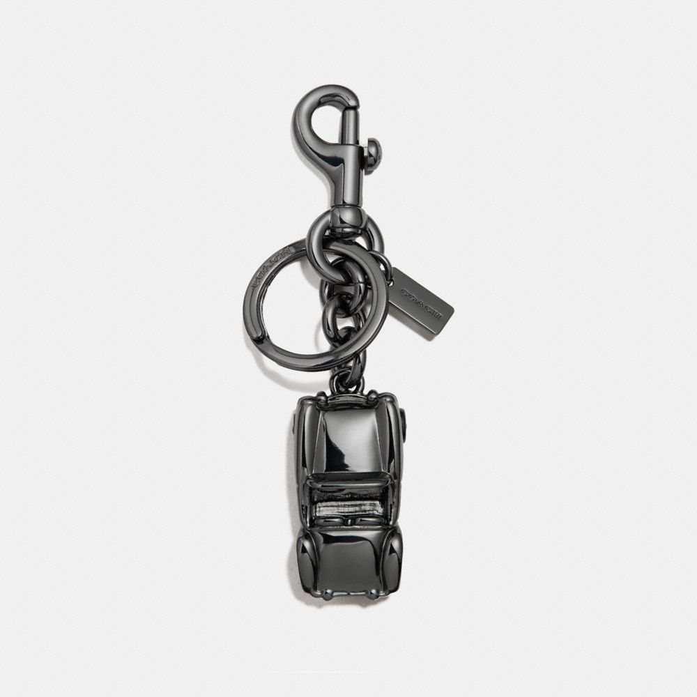 CONVERTIBLE CAR KEY RING - f30317 - DULL GUNMETAL