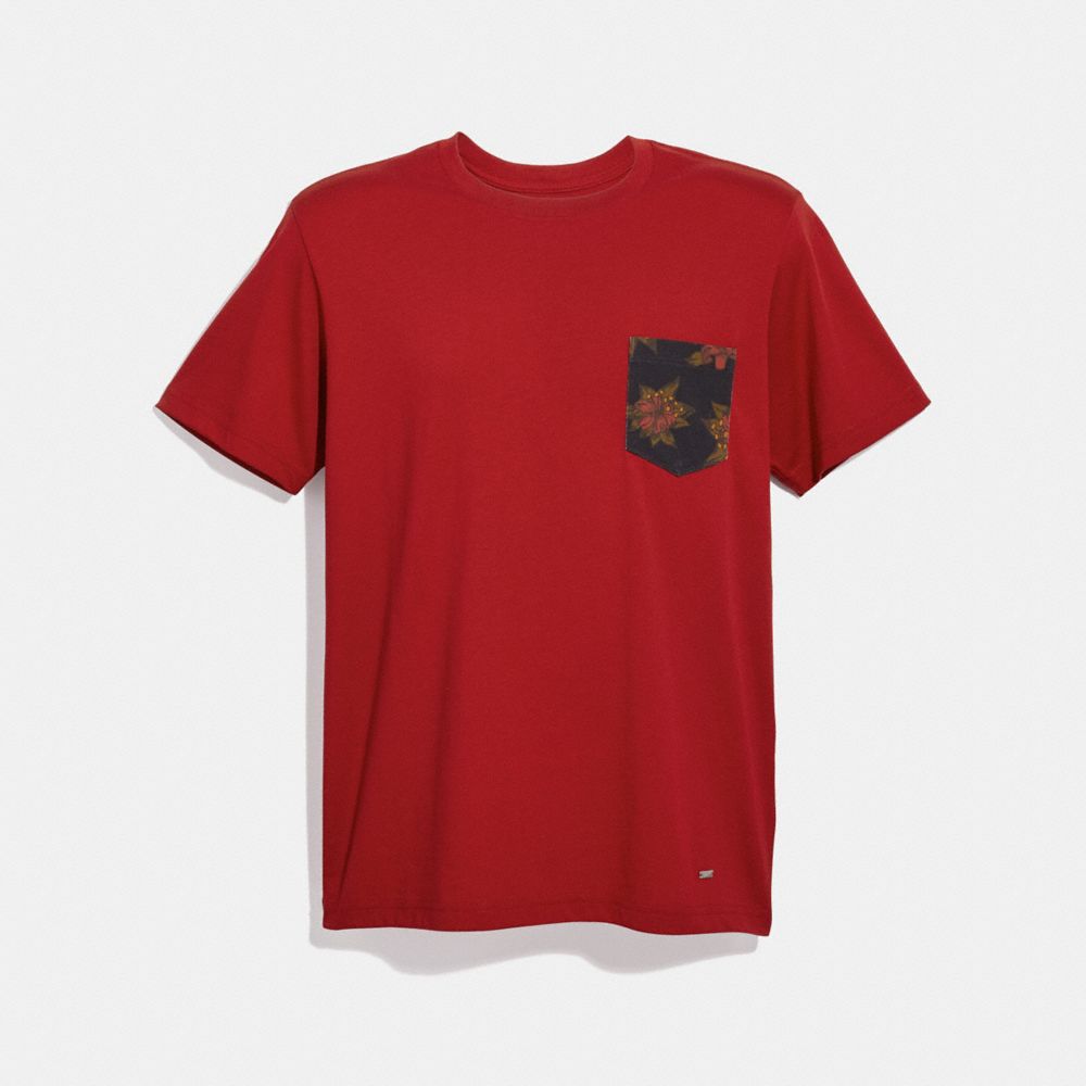 GRAPHIC T-SHIRT - RED - COACH F30332