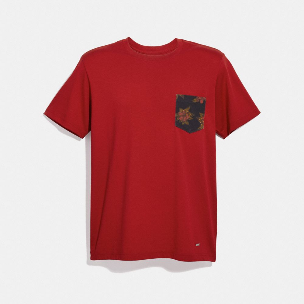 COACH f30332 GRAPHIC T-SHIRT RED