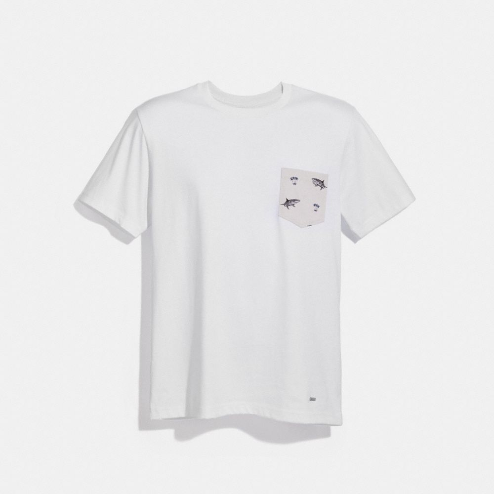 GRAPHIC T-SHIRT - WHITE - COACH F30332