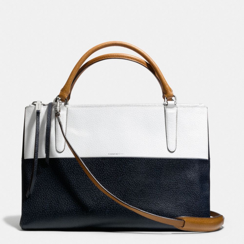 THE COLORBLOCK BOARSKIN BOROUGH BAG - f30383 - UECXE