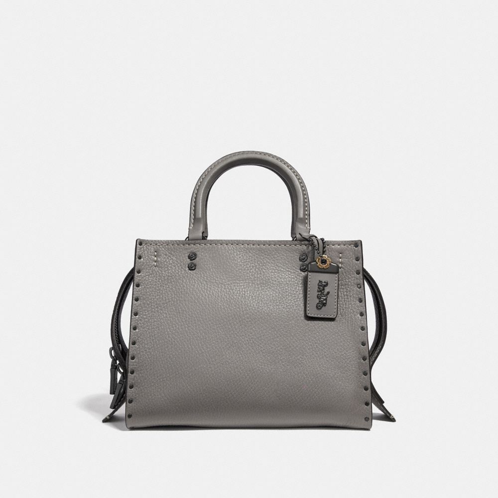 COACH F30456 Rogue 25 With Rivets BP/HEATHER GREY