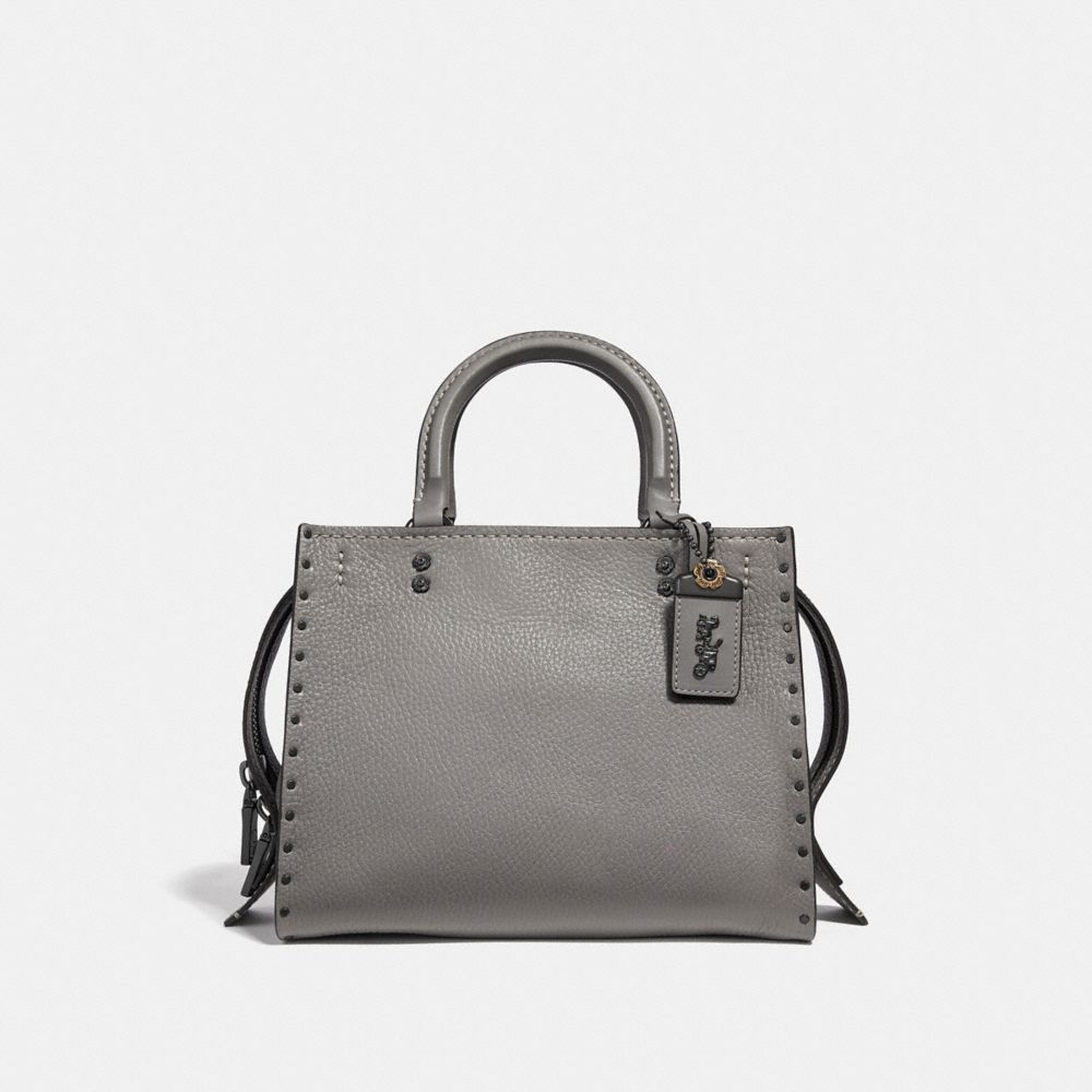 COACH F30456 ROGUE 25 WITH RIVETS BP/HEATHER GREY