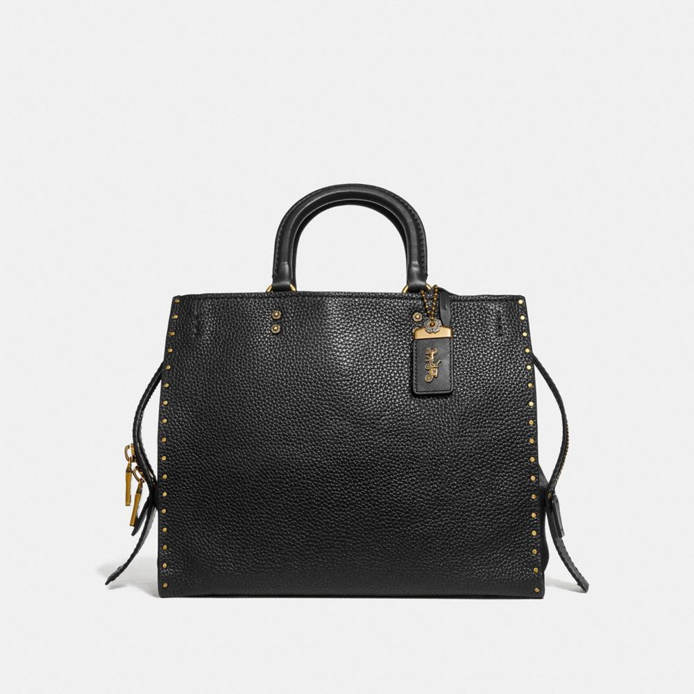 COACH F30457 Rogue With Rivets BLACK/BRASS