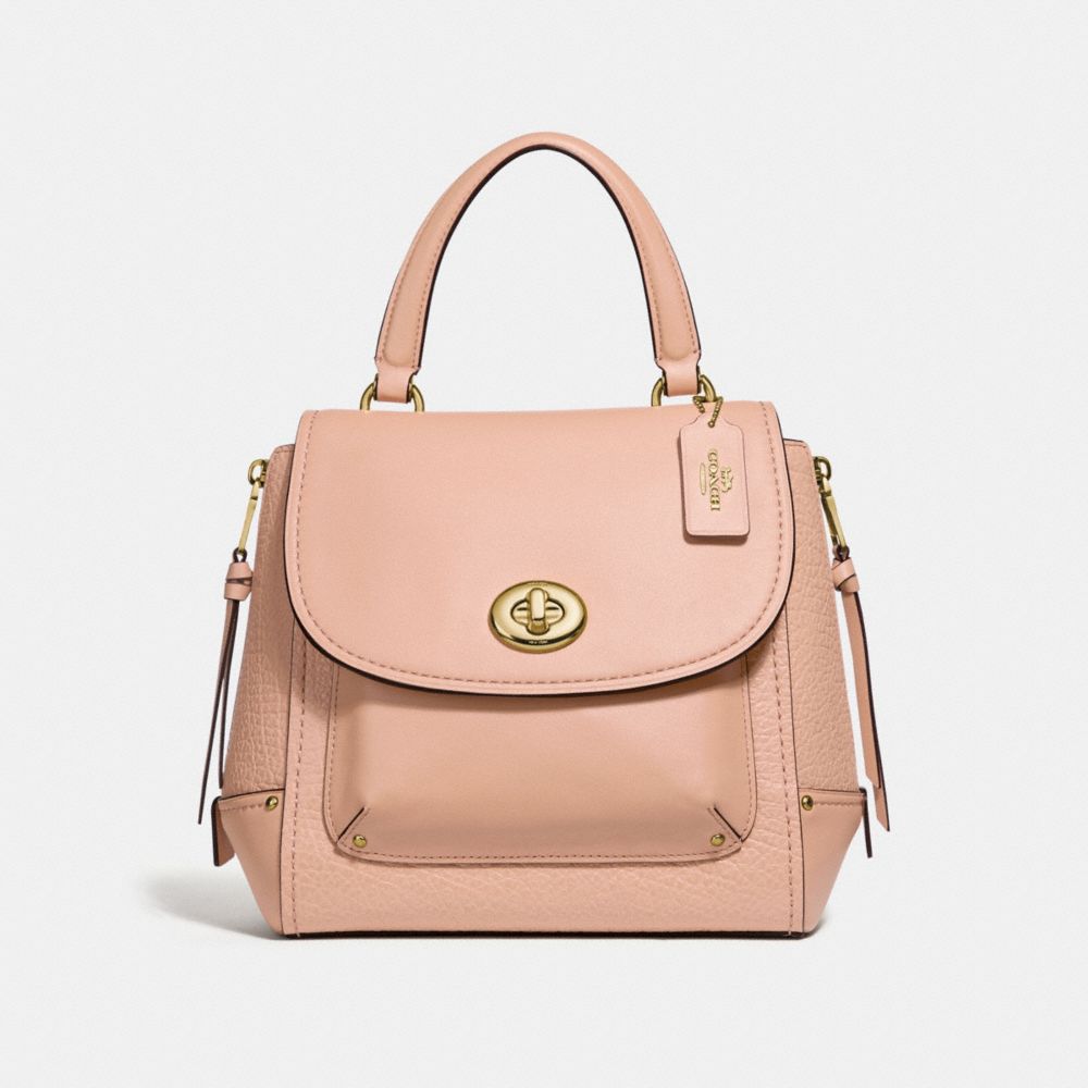 FAYE BACKPACK - NUDE PINK/LIGHT GOLD - COACH F30525