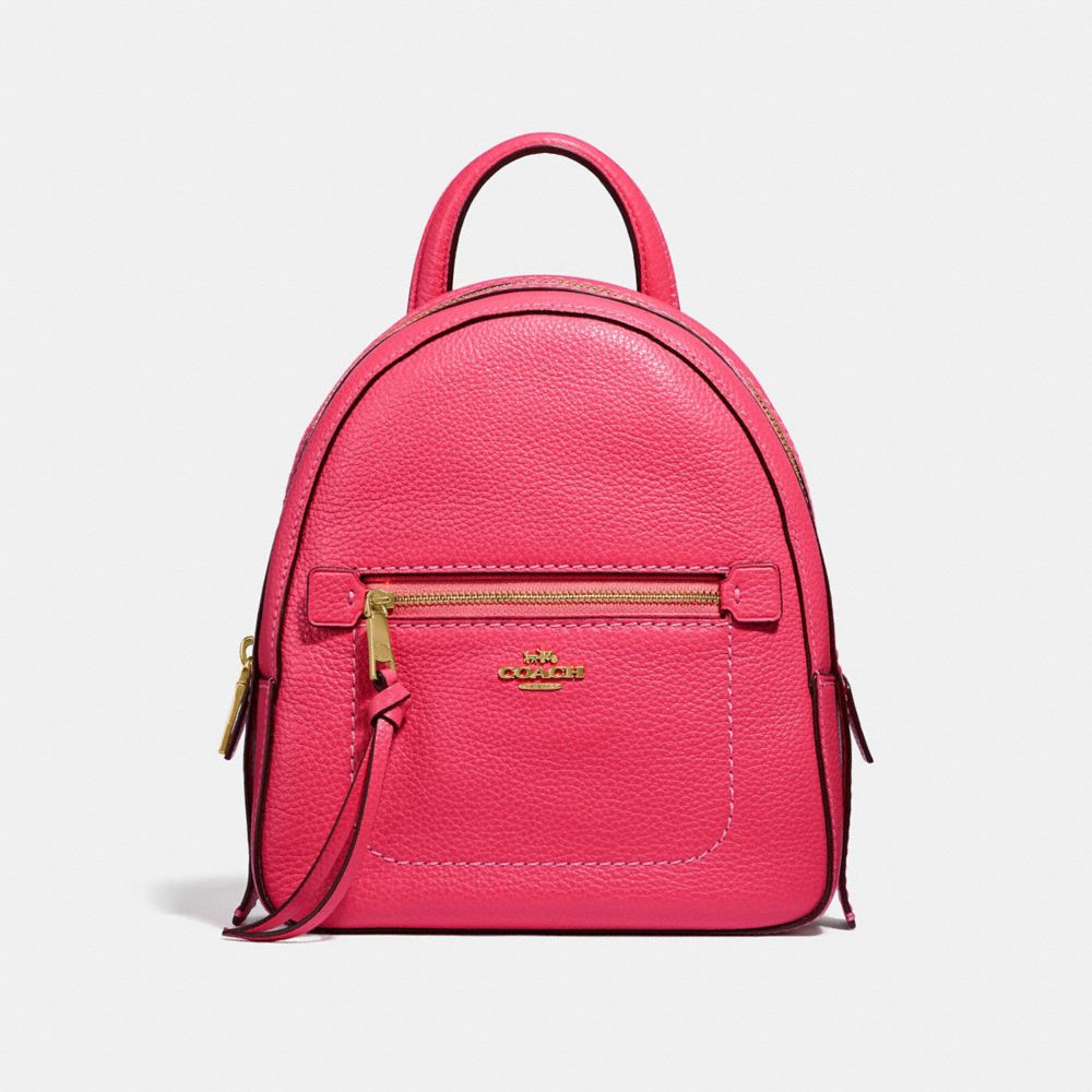 COACH F30530 - ANDI BACKPACK NEON PINK/LIGHT GOLD