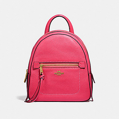 COACH ANDI BACKPACK - NEON PINK/LIGHT GOLD - F30530