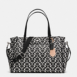 PEYTON DREAM C MULITIFUNCTION TOTE - SILVER/BLACK/WHITE/BLACK - COACH F30541