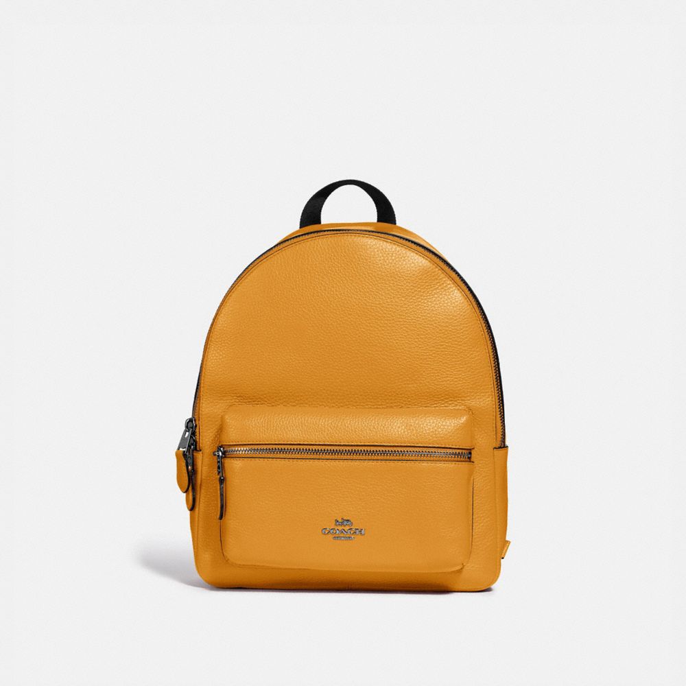 MEDIUM CHARLIE BACKPACK - QB/YELLOW - COACH F30550