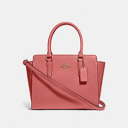 LEAH SATCHEL - F30555 - ROSE PETAL/IMITATION GOLD