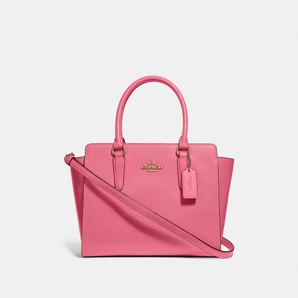 LEAH SATCHEL - STRAWBERRY/IMITATION GOLD - COACH F30555