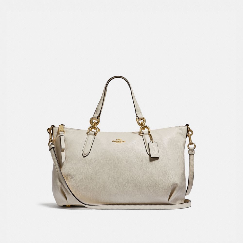 ALLY SATCHEL - F30565 - IM/CHALK