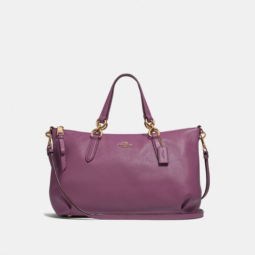 ALLY SATCHEL - PRIMROSE/LIGHT GOLD - COACH F30565