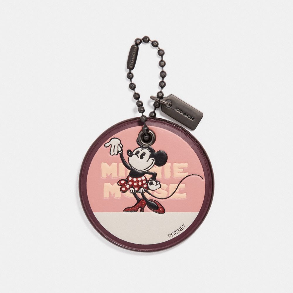 COACH F30898 MISS MINNIE MOUSE HANGTAG BK/MULTI