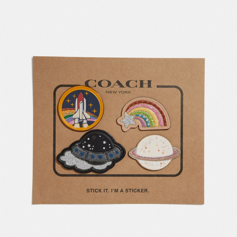 SPACE STICKER SET - MULTICOLOR - COACH F30915