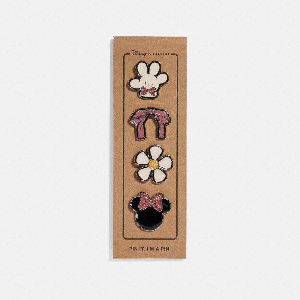 MINNIE MOUSE PIN SET - MULTICOLOR - COACH F30927