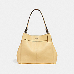 LEXY SHOULDER BAG WITH DAISY BUNDLE PRINT - COACH f31078 - VANILLA/SILVER