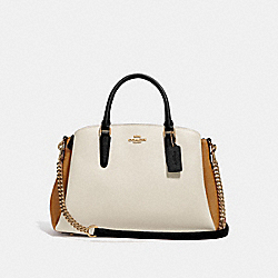 COACH F31170 Sage Carryall In Colorblock CHALK MULTI/IMITATION GOLD