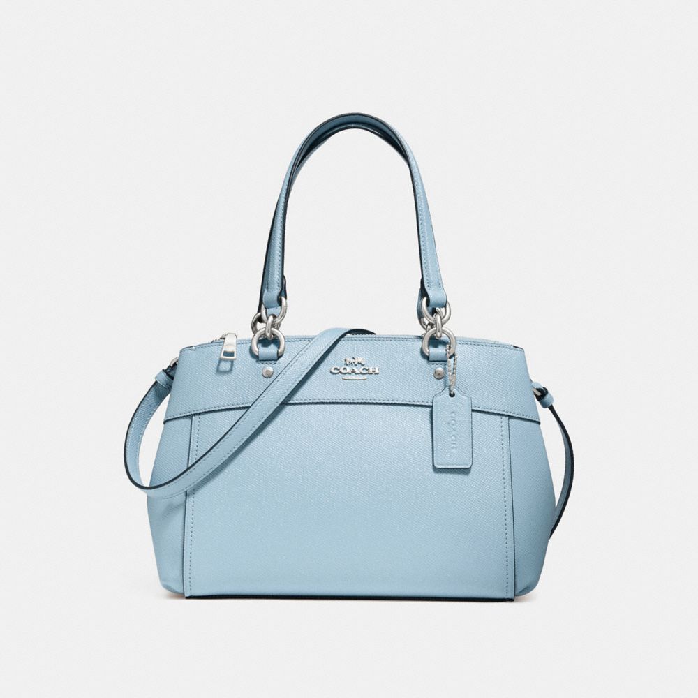 COACH MINI BROOKE CARRYALL - SILVER/PALE BLUE - F31251