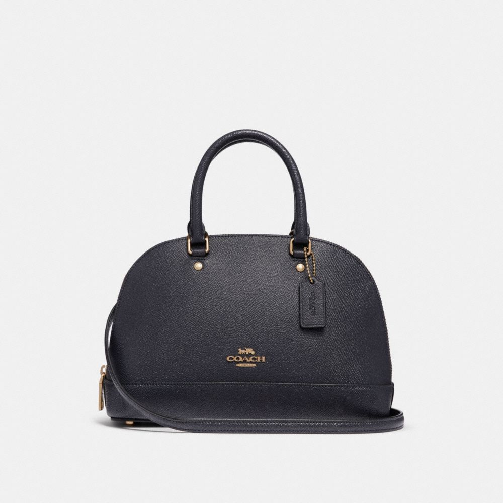 MINI SIERRA SATCHEL - COACH f31253 - MIDNIGHT/light gold