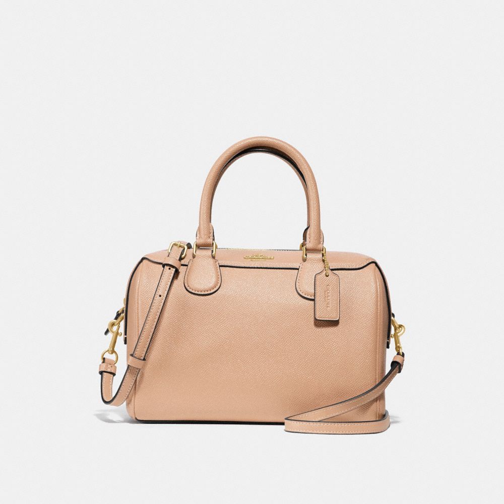 COACH F31377 Mini Bennett Satchel BEECHWOOD/LIGHT GOLD