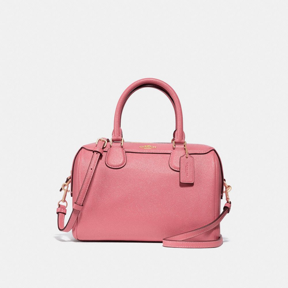 COACH F31377 MINI BENNETT SATCHEL PEONY/LIGHT GOLD