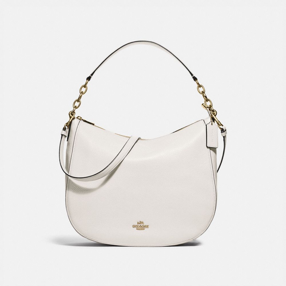 COACH F31399 Elle Hobo CHALK/LIGHT GOLD