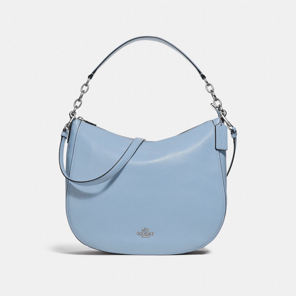 COACH F31399 Elle Hobo CORNFLOWER/SILVER