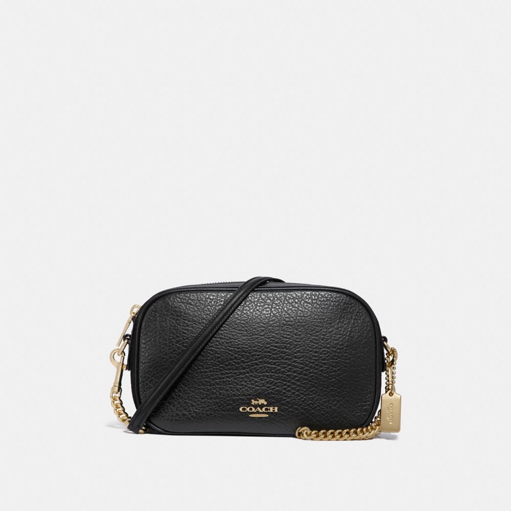 ISLA CHAIN CROSSBODY - COACH F31411 - BLACK/LIGHT GOLD