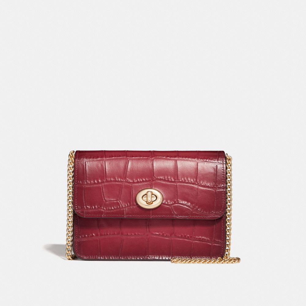 COACH F31439 BOWERY CROSSBODY CHERRY-/LIGHT-GOLD