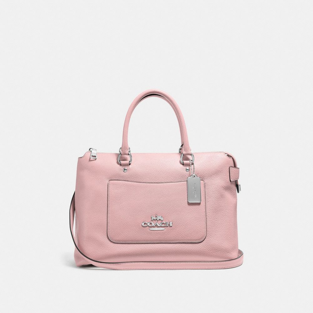 coach pebble leather emma satchel