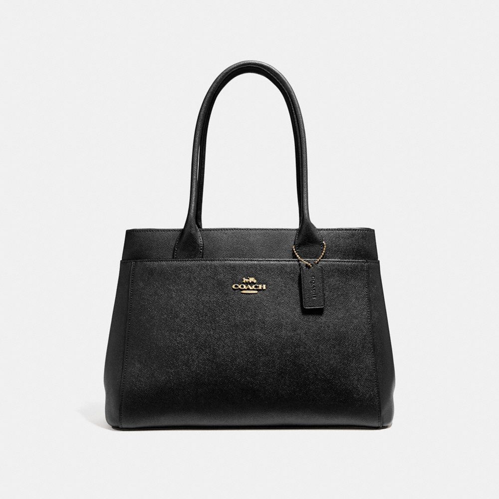 COACH f31474 CASEY TOTE BLACK/IMITATION GOLD