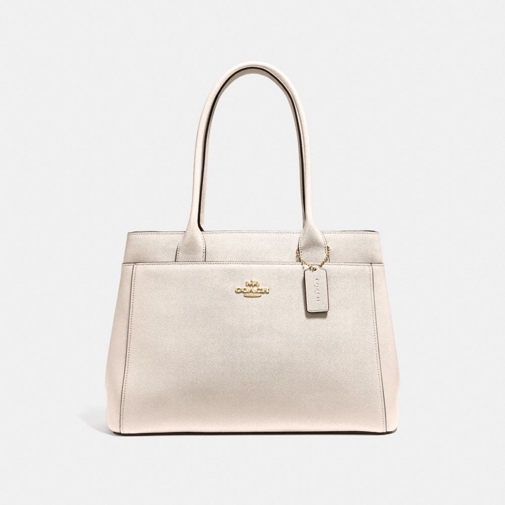 CASEY TOTE - f31474 - CHALK/LIGHT GOLD