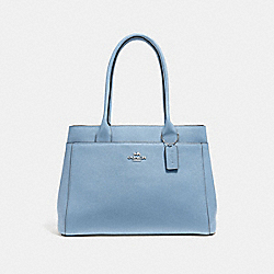 CASEY TOTE - F31474 - CORNFLOWER/SILVER