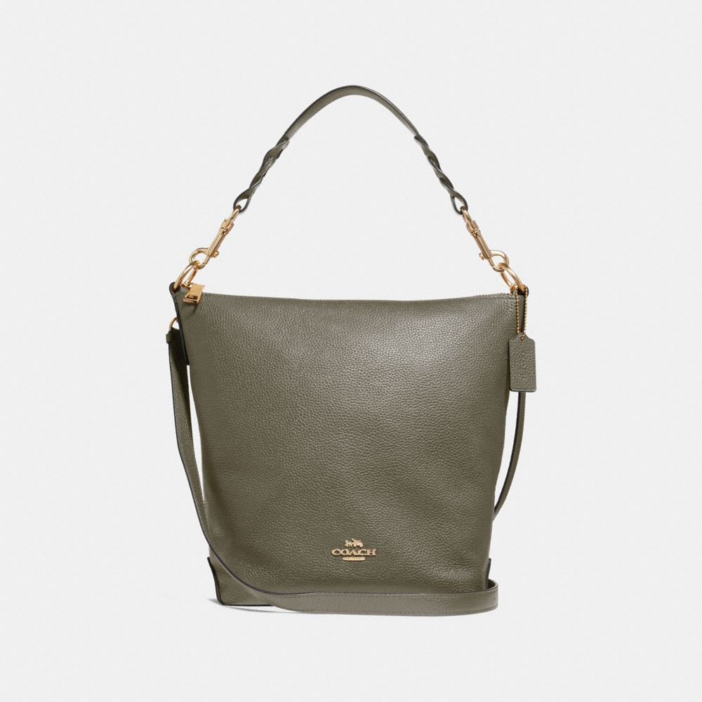 ABBY DUFFLE - F31507 - MILITARY GREEN/GOLD