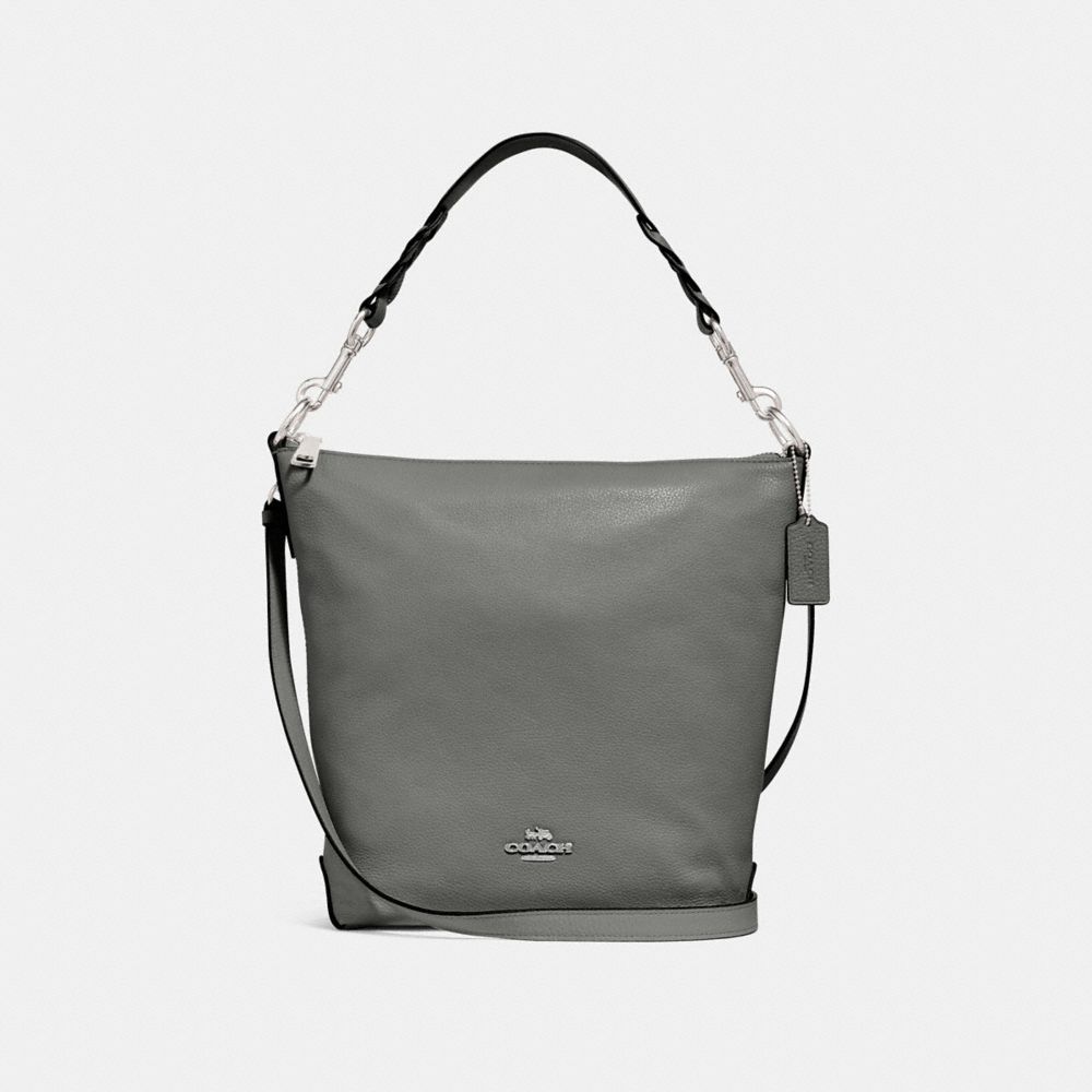 ABBY DUFFLE SHOULDER BAG - HEATHER GREY/SILVER - COACH F31507