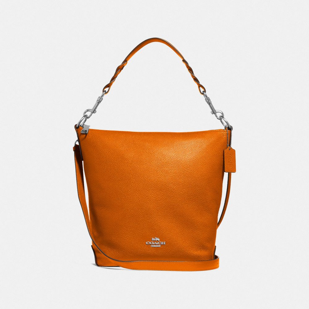 COACH ABBY DUFFLE - DARK ORANGE/SILVER - F31507